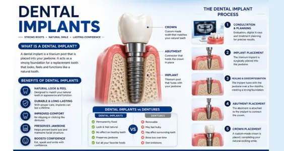 Dental Implant Infographic