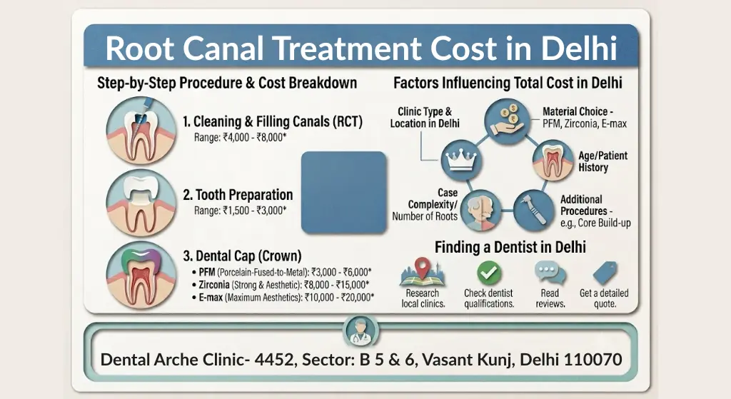 Root Canal Treatment Cost in Delhi