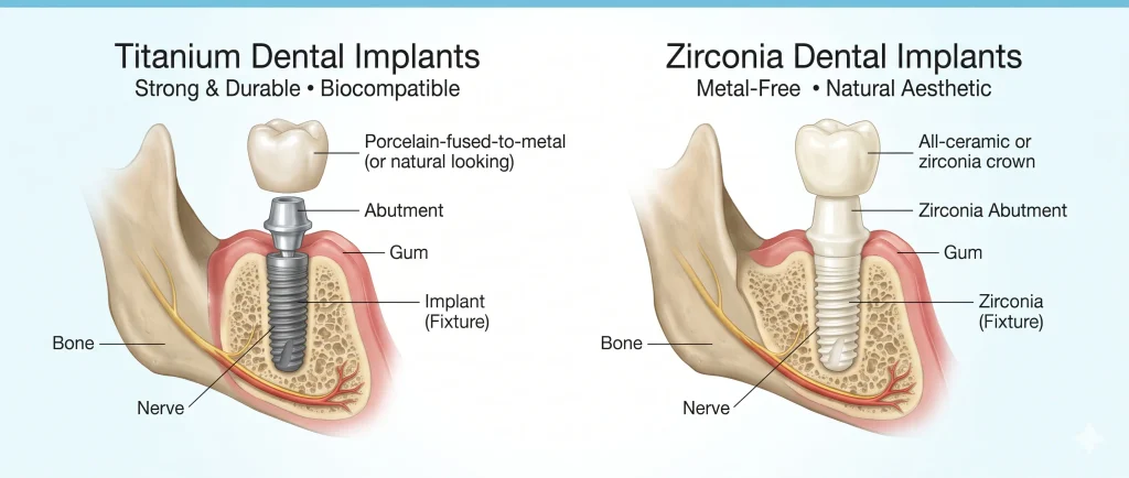 Types of Dental Implants in vasant kunj